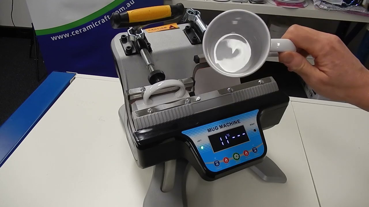 Freesub Double Mug Press   Sublimation 11 oz Mug