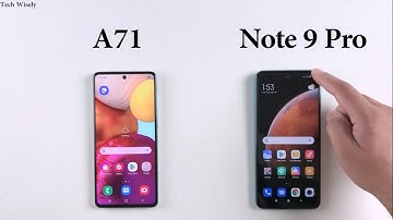 SAMSUNG A71 vs Redmi Note 9 Pro : Speed Test