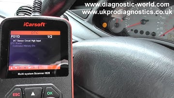 i920 iCarsoft Diagnose & Reset Ford Engine Warning Light