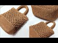 حقيبه كروشيه تصميم جديد /bag crochet/tığ işi çanta/bolso de ganchillo/bolsa de crochê