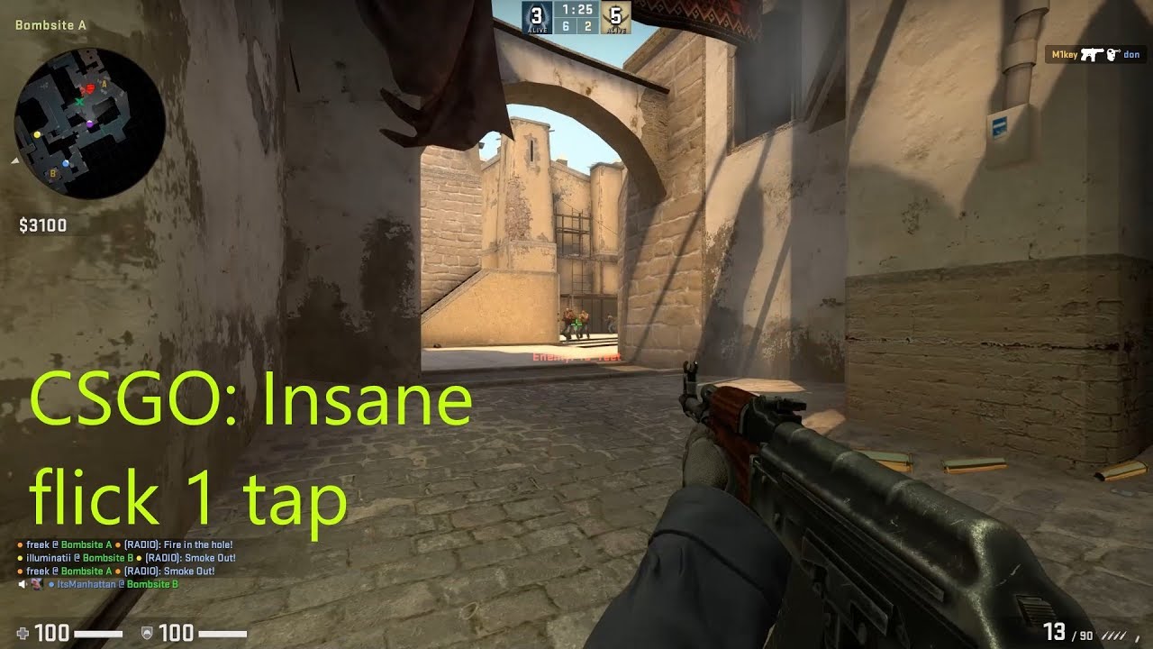 CSGO: Spraydown+one of the nicest flickshots ive ever hit