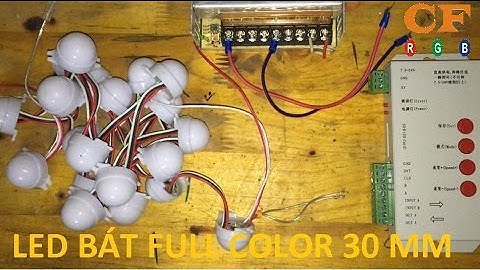 Hướng dẫn đấu nối LED BÁT FULL COLOR ( ic 1903)  -  T1000S , T4000 - LEDCF Việt Nam