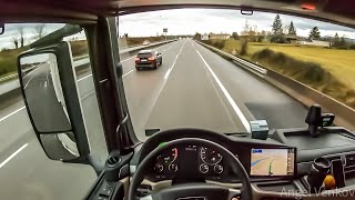 POV truck Driving MAN TGX 470 🇫🇷 France A6 Aire de Drace to Lion d irection Spain