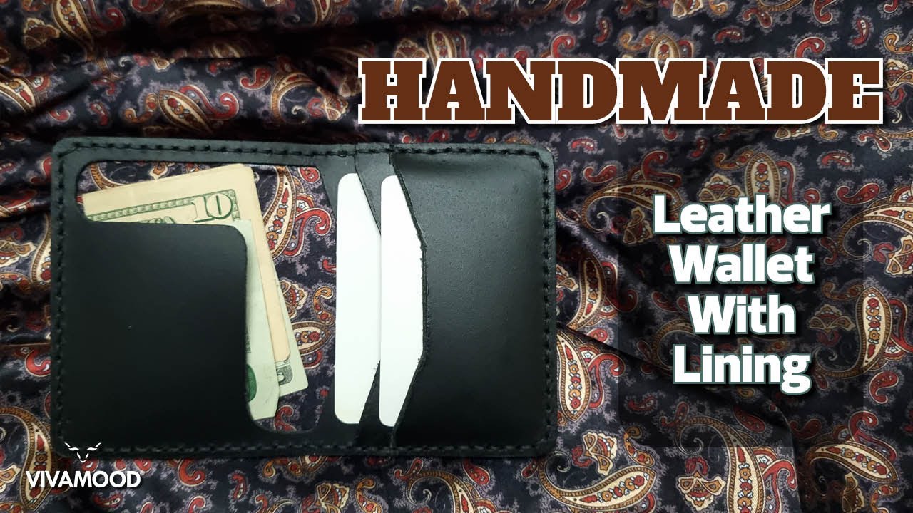 Handmade Leather Wallet Crafting Process, & Etsy Launch DIY