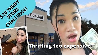 IS THRIFTING TOO EXPENSIVE?? | Thrift with Me + Haul | Thrift Store Challenge