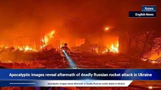 Famous Apocalyptic images reveal aftermath of deadly Russian rocket attack in Ukraine Wealth