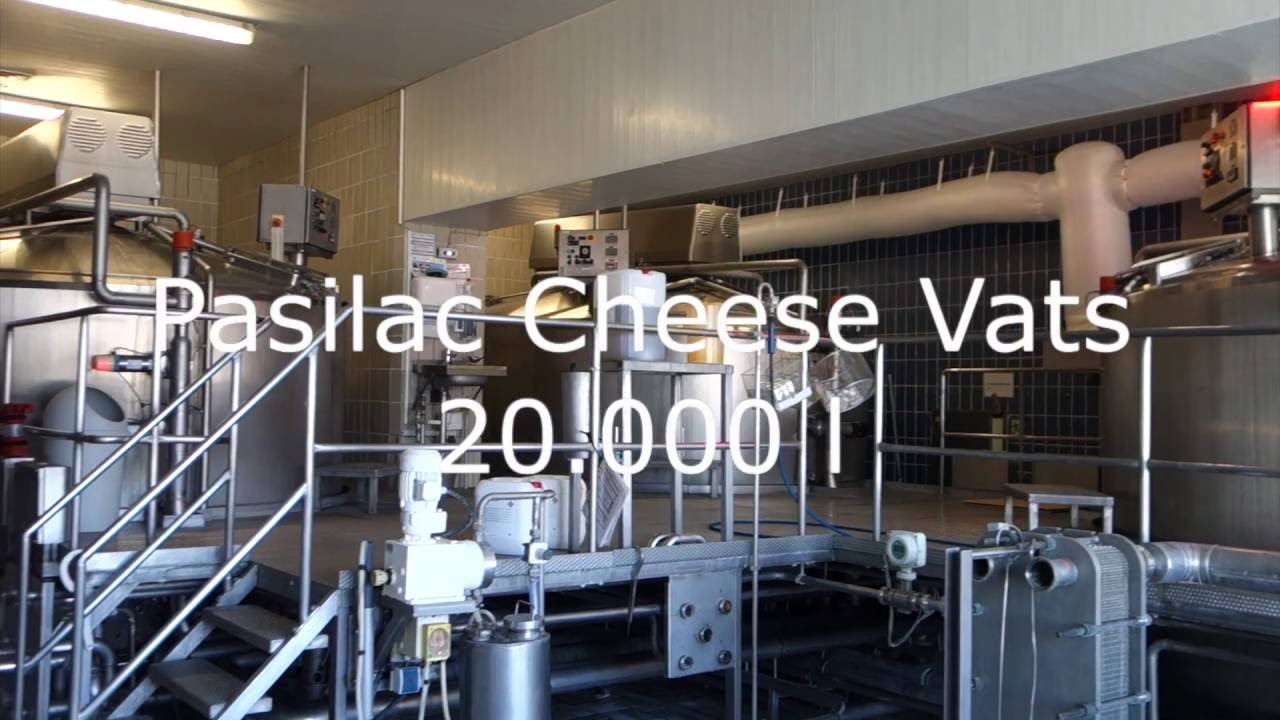Used Cheese Dairy with Pasilac Cheese Vats and Kasomatic Plant