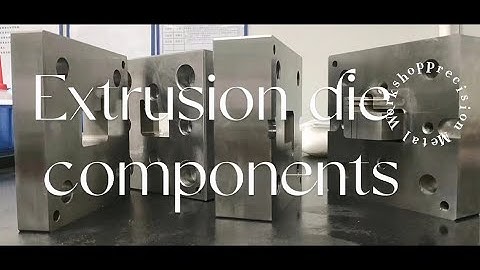 Complicated extrusion die machining