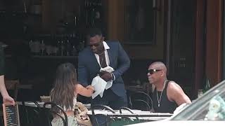 Celebrity 6.27.23 Comedian Dave Chappelle has lunch with his wife Elaine Chappelle at Bar Pitti in NYC Wealth