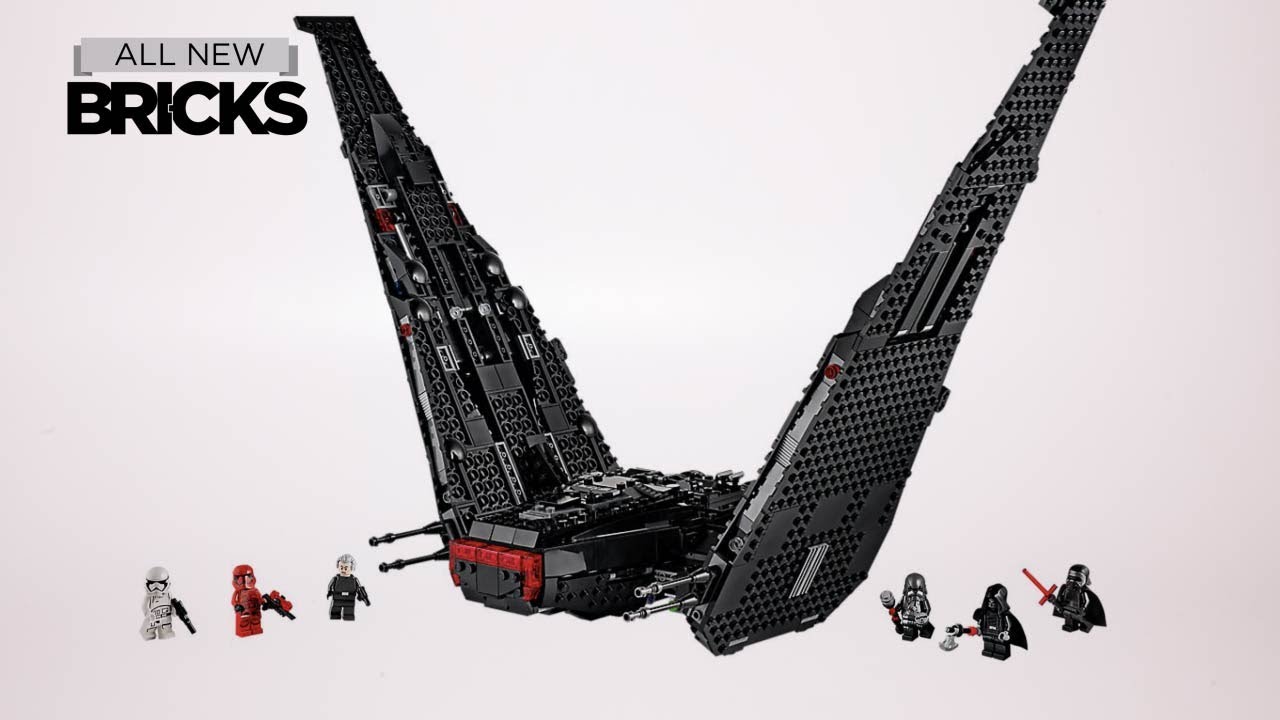 Omgivelser Reklame eksotisk Lego Star Wars 75256 Kylo Ren's Shuttle Speed Build - YouTube