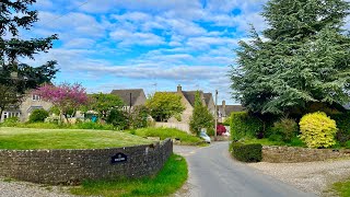 Exploring the COTSWOLDS Charm: Little Rissington Village Walk in 4K