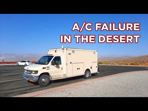 We Lost Our Air Conditioning In The Nevada Desert | Ambulance Conversion Life