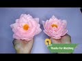 Diy  lotus satin ribbon  tutorial how to make lotus flower from satin ribbon