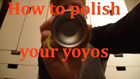 How to polish a yoyo (easiest way)