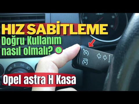 Opel Astra H Cruise Control-Hız Sabitleme Nasıl kullanılır?