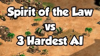 Spirit of the Law vs 3 Hardest AI