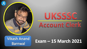 UKSSSC Account Clerk 15 March 2021 Analysis || By Vikash Anand