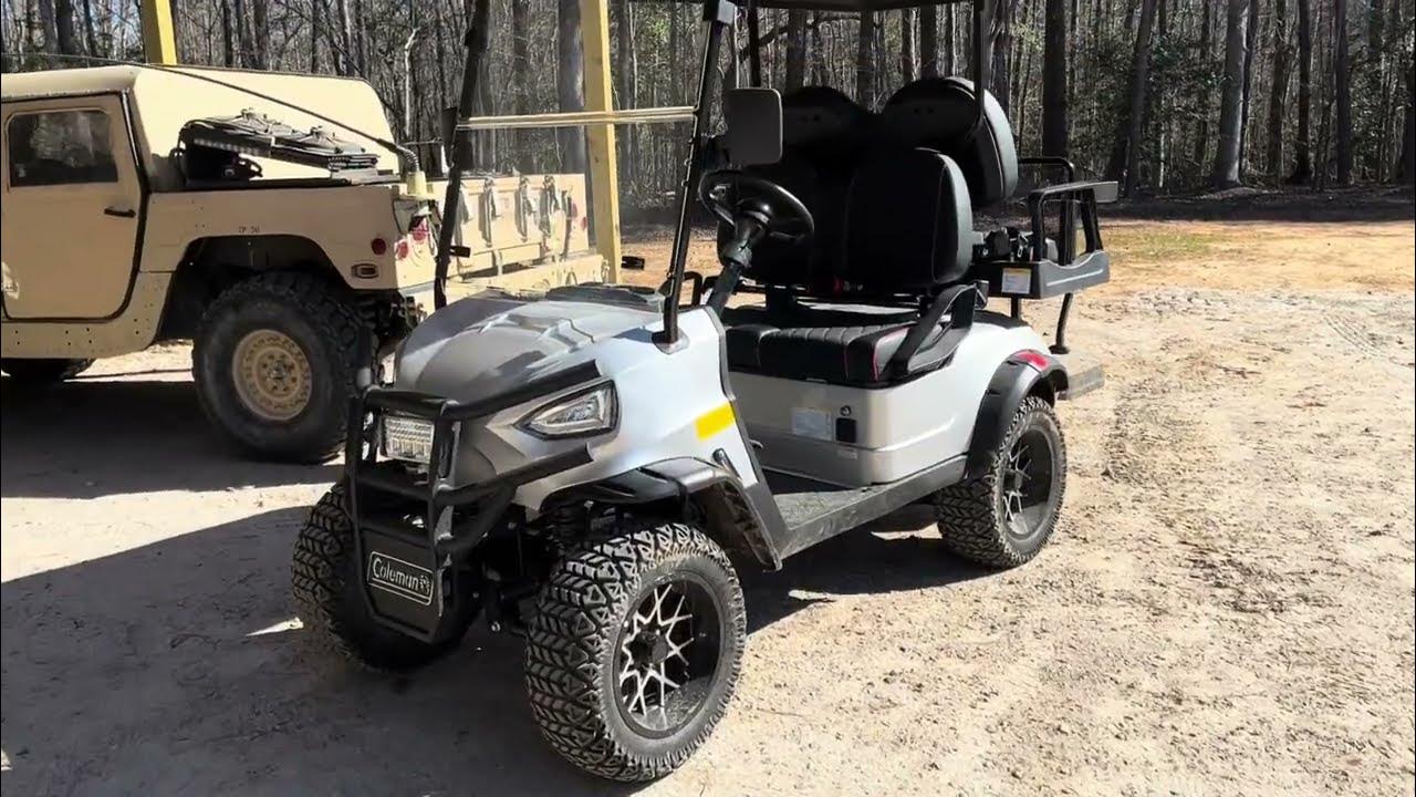 Coleman Golf Cart. Review after 2 months. Pros and Cons. Purchased at