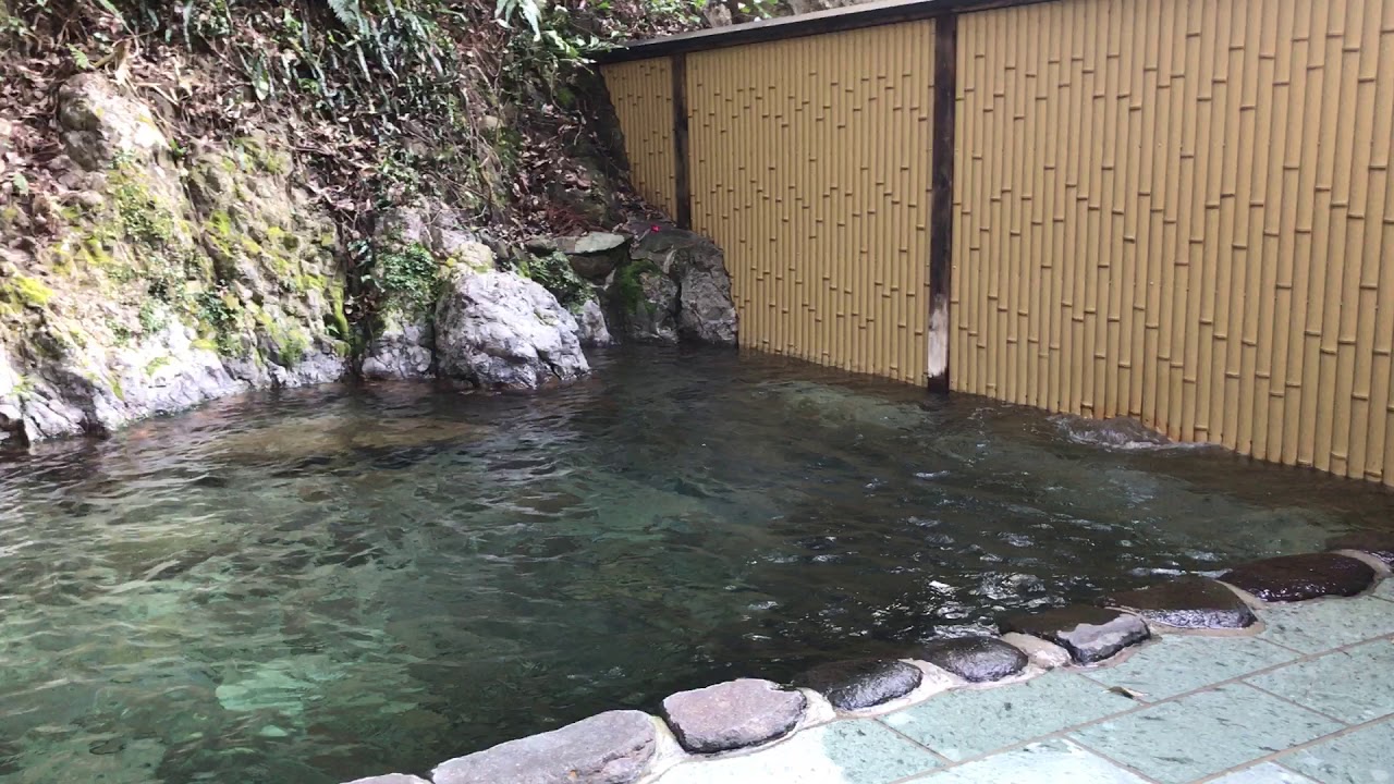 伊豆 松崎町の大沢温泉 露天風呂山の家化粧の湯 Youtube