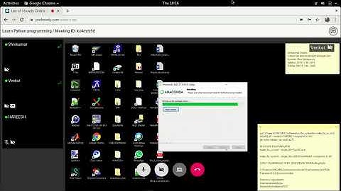 Session 9: Online Python session