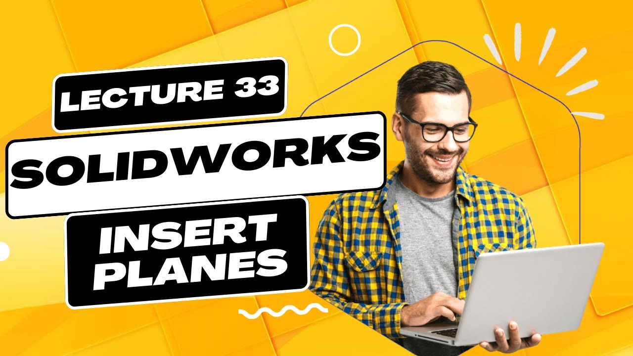 Solidworks Basics- How to Insert planes in Solidworks - YouTube