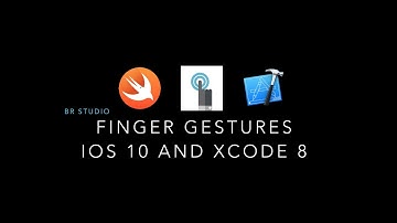 Finger Gestures in iOS 10 and Swift 3 | Xcode 8