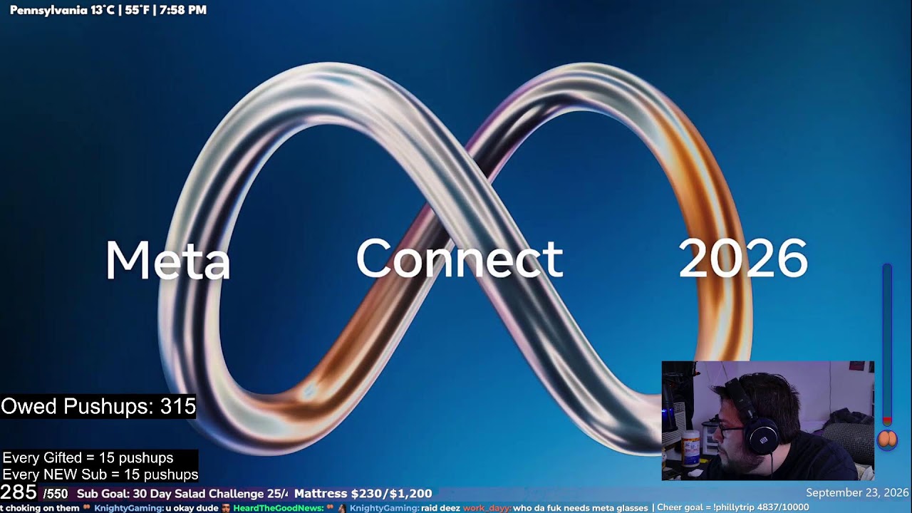 🔴LIVE NOW!🔴 META CONNECT - New Meta Glasses?  |  LIVE CHAT ON Twitch.tv/Chefiejay