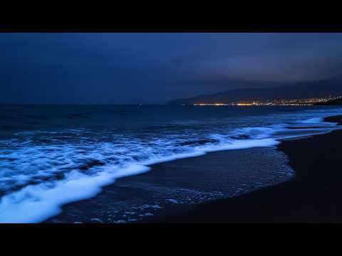 Ocean Sounds For Sleeping | Strong Ocean Waves at Night That Shut Off Thought and Sustain Sleep