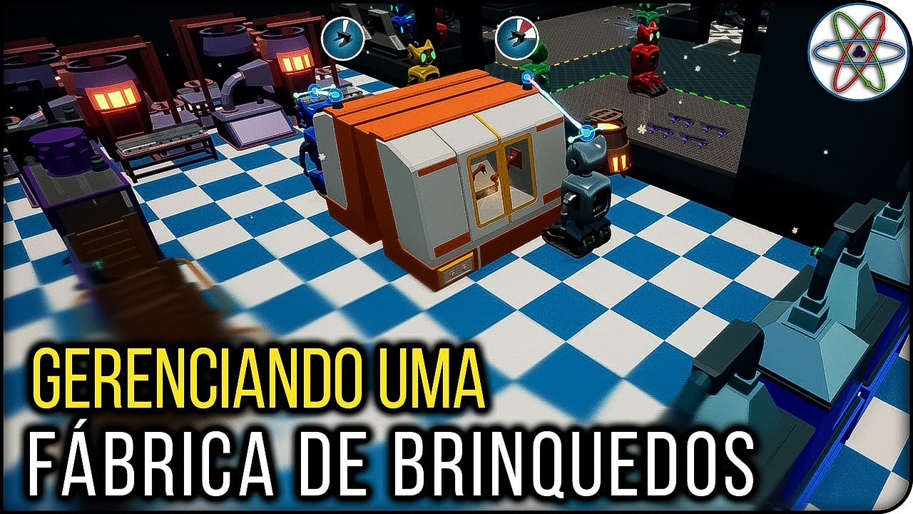 CONSTRUA e GERENCIE uma FÁBRICA de BRINQUEDOS! | Smart Factory Tycoon