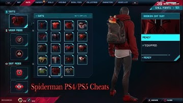 Spider-Man Miles Morales: PS4/PS5 Cheats, NG+‚ Max Skill Points, Max EXP, Max Resources +MORE