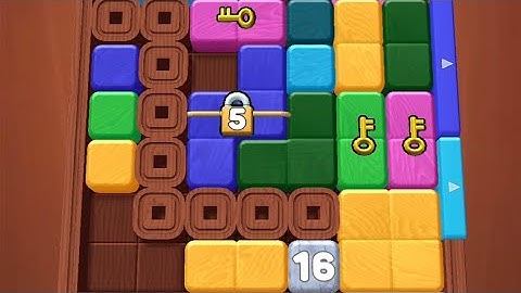 Wood Away Block Jam Level 127 Game Walkthrough Solution
