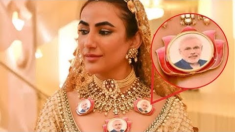 കാനിൽ രുചി ഗുജ്ജാറിന്റെ 'മോദി നെക്ലേസ്' | Ruchi Gujjar Necklace With PM Modi photo