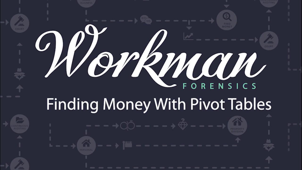 Finding Money With Pivot Tables