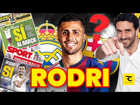 🔴 RODRI says "NO" to Real Madrid / "YES" to Barça!