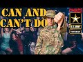 What you can and can't do in the Army barracks