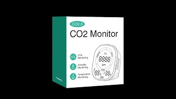 Carbon Dioxide Detector Real-time Air Quality Monitoring Temperature Humidity CO2 Monitor