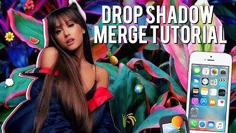 Drop Shadow Merge Tutorial✨ (superimpose)
