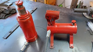 How to make a mini hydraulic press #hydraulic jack