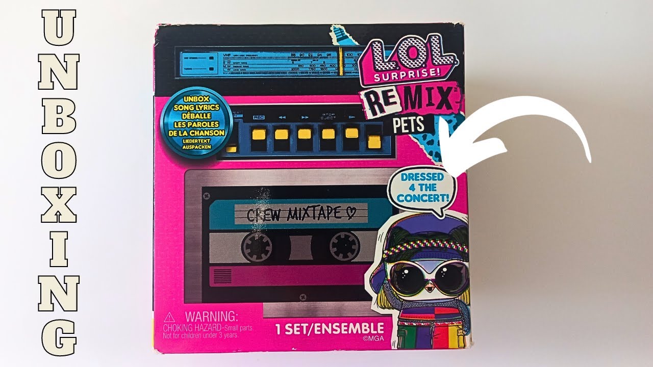 Remix Pets Unbox L.O.L .Surprise Remix Pets 😻 | ASMR - YouTube