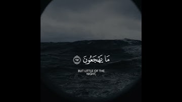 كانوا قليلا من الليل ما يهجعون وبالأسحار هم يستغفرون القارئ أنس الشهاب