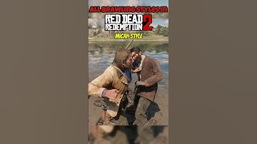 All Brawling Styles in RDR2 | Enhanced Brawling mod