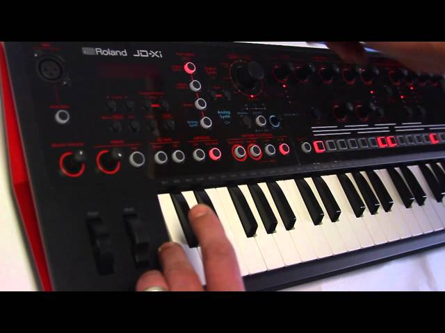 Roland JD-Xi Synthesizer Demo - YouTube