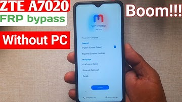 howto frp bypass ZTE A7020 ZTE A 7020 Google account bypass without pc new method #2024