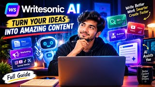 Details Writesonic AI Tutorial 2026: Create Amazing Content with AI | Full Guide for Beginners Guide