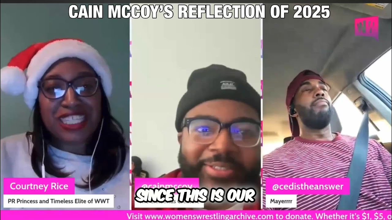What were Cain McCoy’s favourite moments of 2025? #WWTLive #AEWCollision