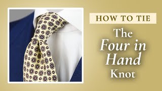 How to Tie a Four-In-Hand Tie Knot: Step-by-Step Instructions