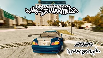 NFS Most Wanted Remastered 2024 | Enhanced Daytime Lighting with Reshade preset