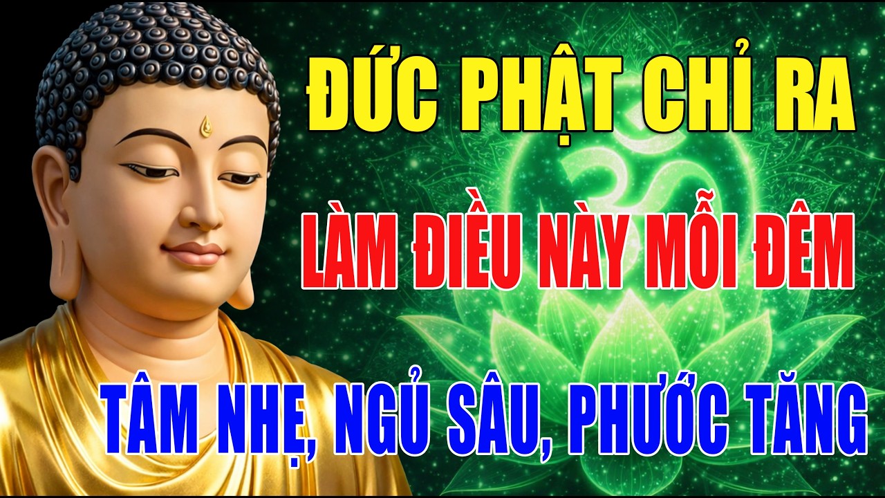 Niệm Phật Trước Khi Ngủ – Pháp Thoại Giúp Tâm Bình An, Ngủ Ngon Sâu Giấc Mỗi Đêm