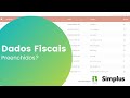 Como preencher dados fiscais na Plataforma Simplus?