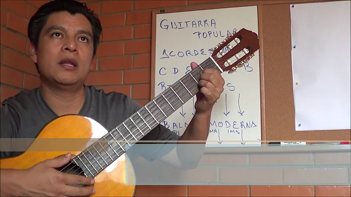 GUITARRA ACSTICA LECCIN #2, FORMACION DE ACORDES M...